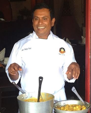 Chef Sanjay Cooking Class Buffet Setup
